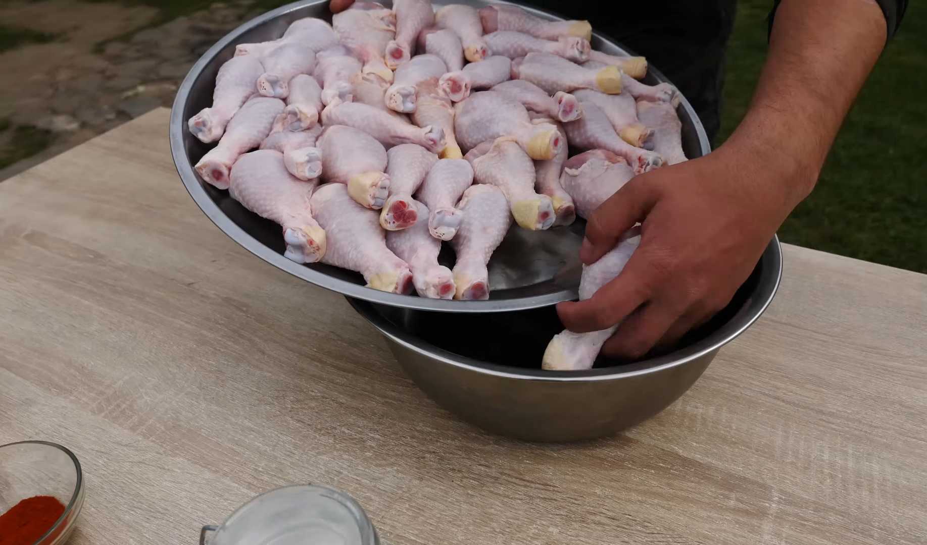 Куриные голени горячего копчения на мангале-Шаг 1