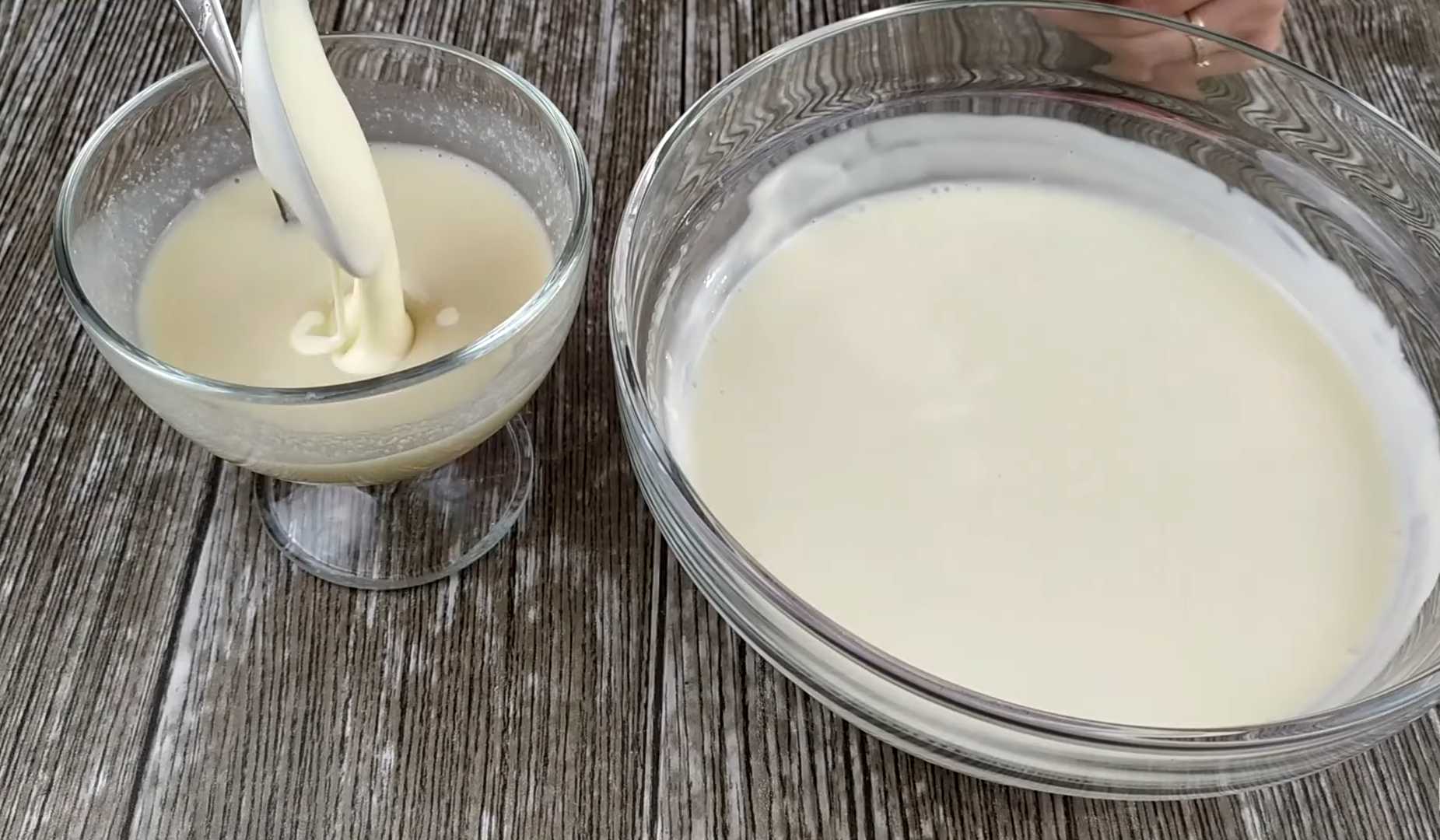 Торт Зебра без выпечки с шоколадным печеньем-Шаг 6