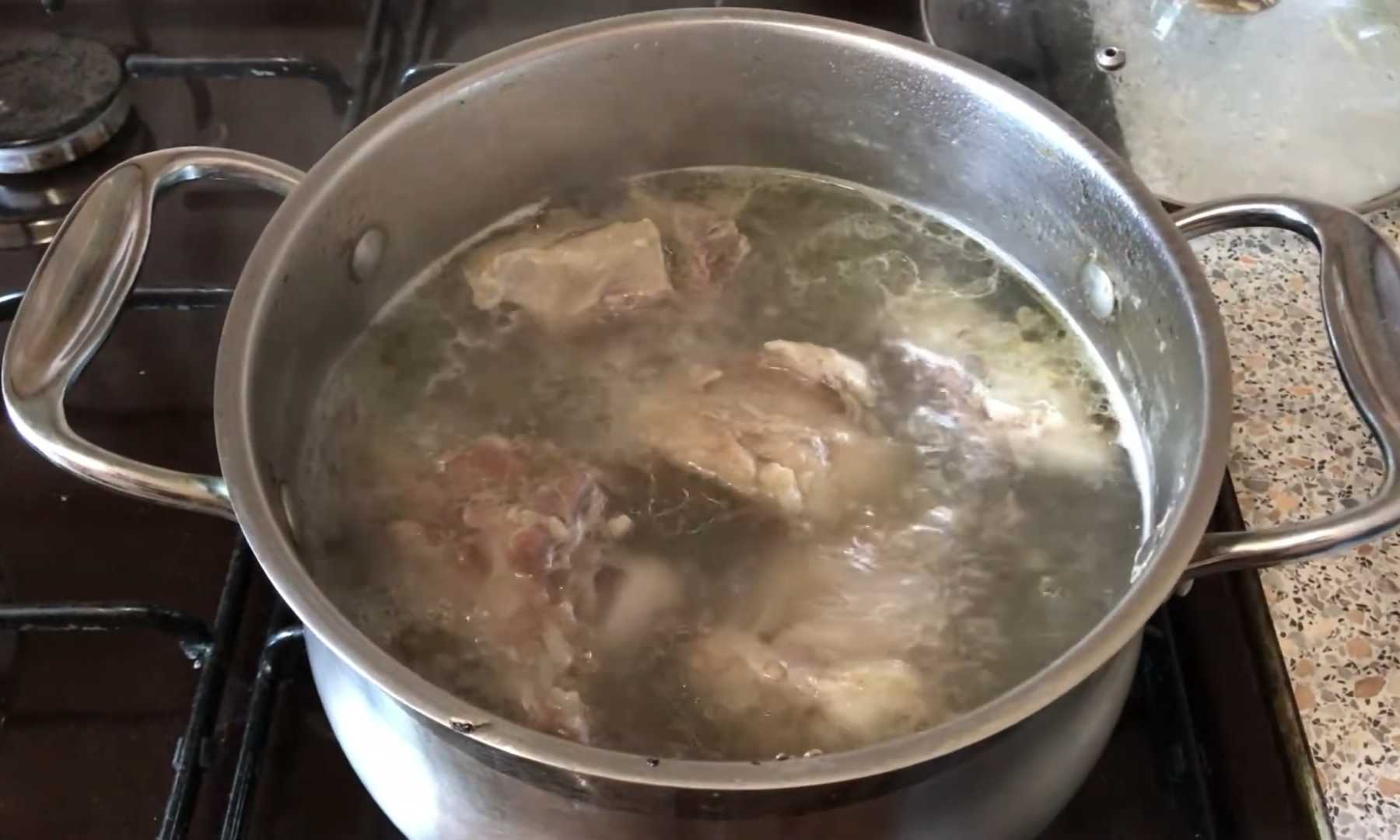 Традиционный калмыцкий мясной суп Махан шелтяган-Шаг 2