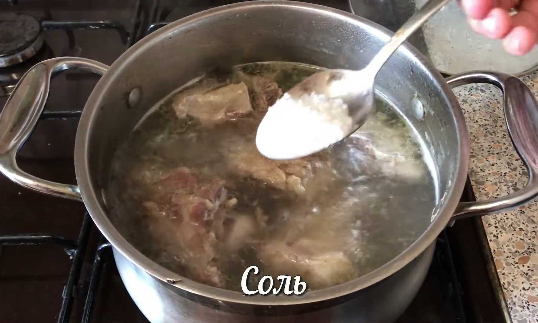 Традиционный калмыцкий мясной суп Махан шелтяган-Шаг 3