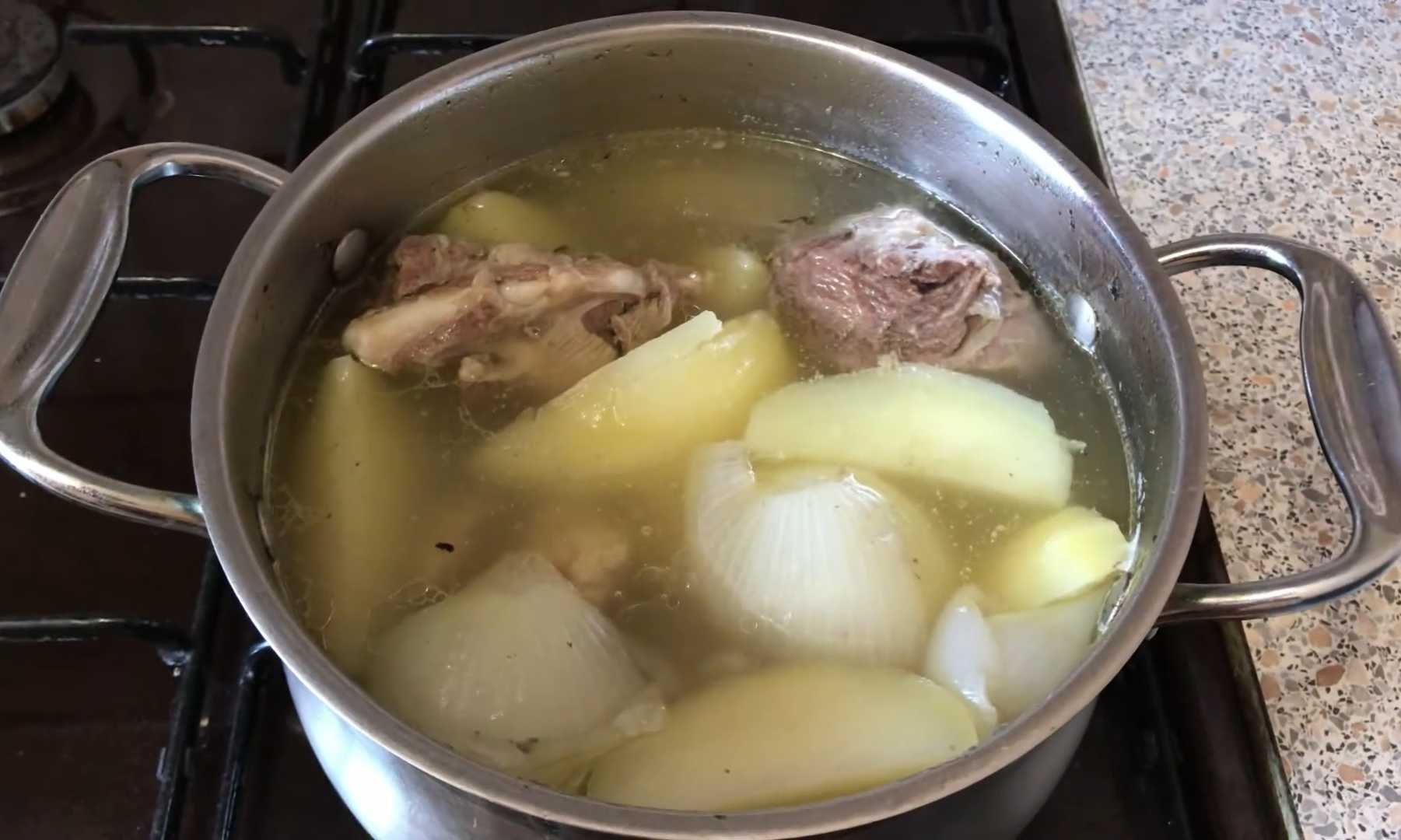 Традиционный калмыцкий мясной суп Махан шелтяган-Шаг 7