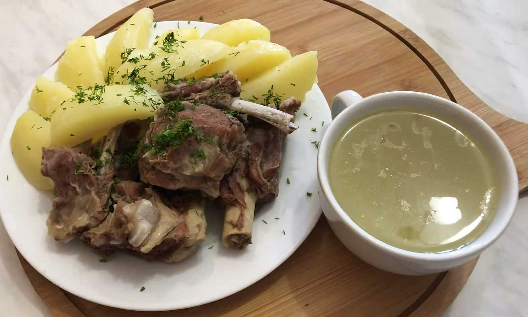 Традиционный калмыцкий мясной суп Махан шелтяган-Шаг 8