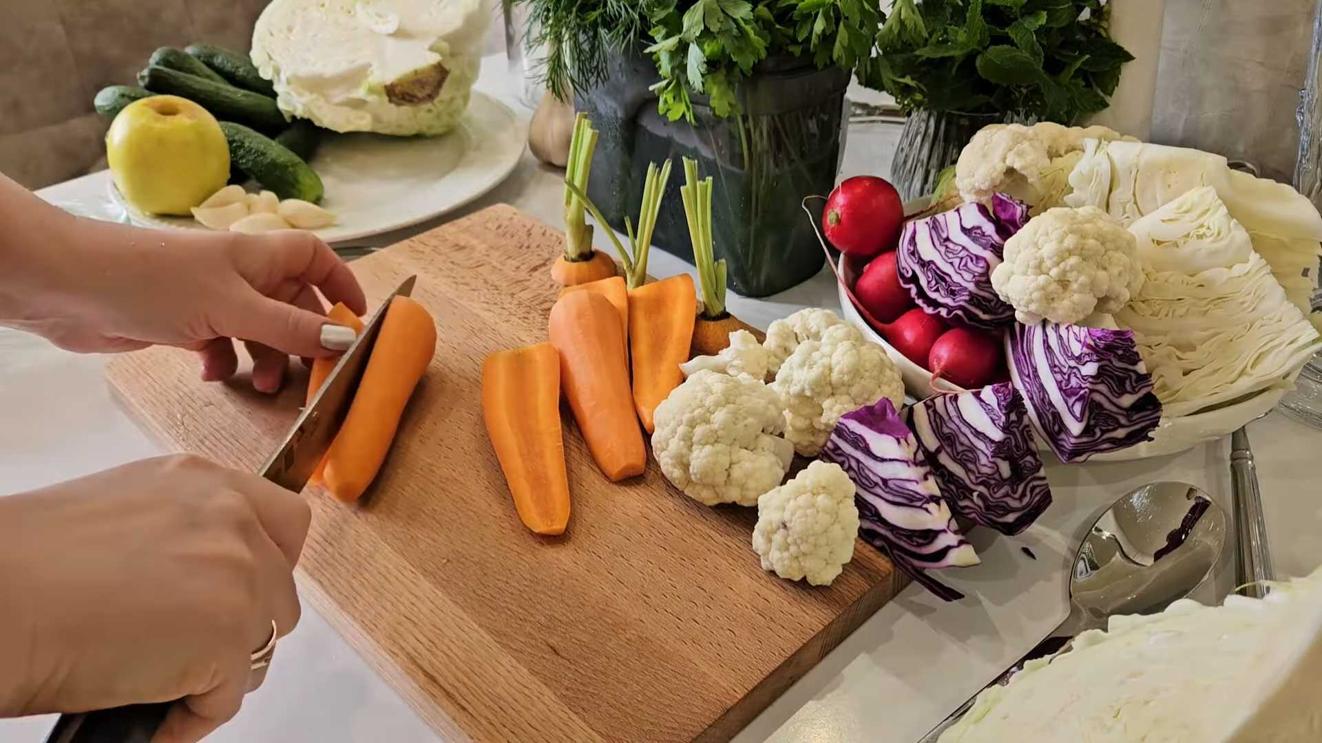 Ферментированные овощи как из бочки-Шаг 1