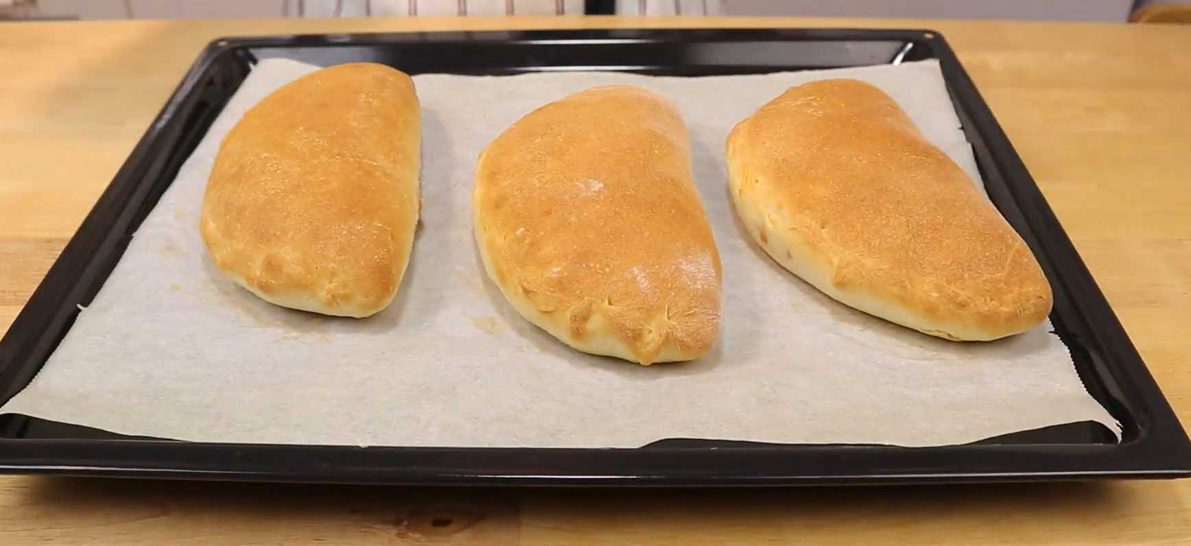 Закрытая пицца с курицей и сыром-Шаг 13