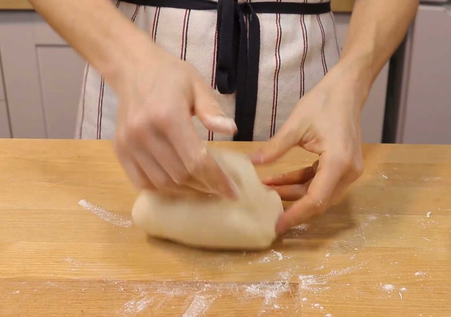 Закрытая пицца с курицей и сыром-Шаг 3