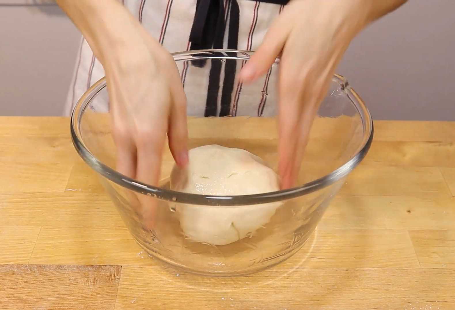 Закрытая пицца с курицей и сыром-Шаг 4