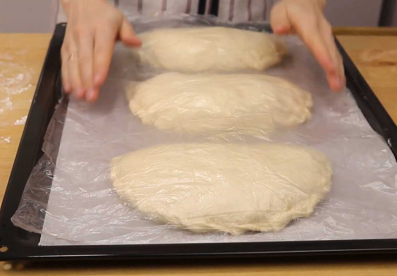 Закрытая пицца с курицей и сыром-Шаг 12