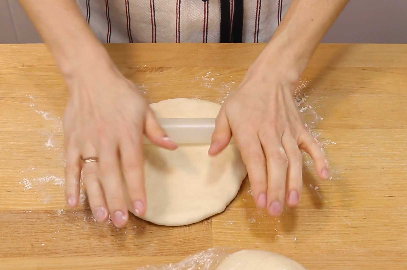 Закрытая пицца с курицей и сыром-Шаг 8