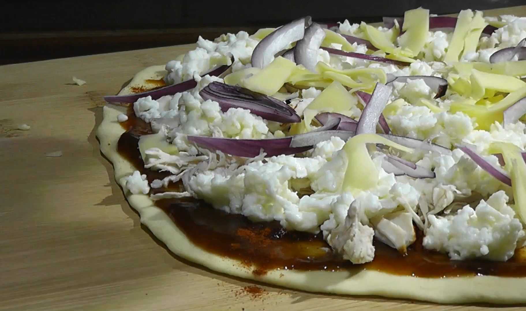 Пицца барбекю с курицей-Шаг 9