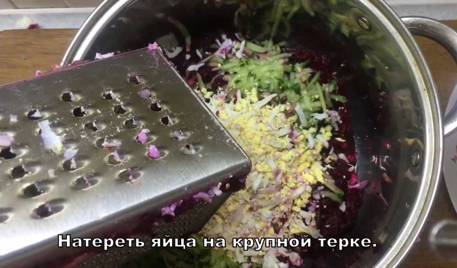 Холодный борщ с редиской-Шаг 5
