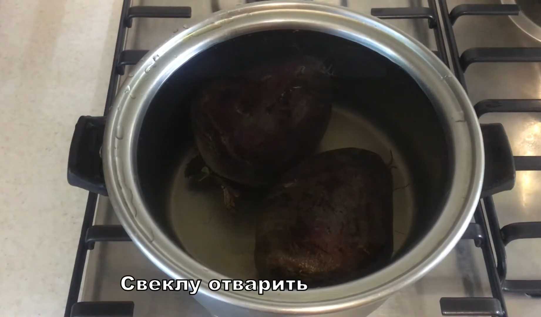 Холодный борщ с редиской-Шаг 1