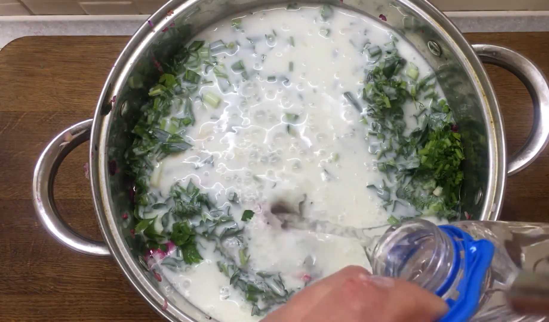 Холодный борщ с редиской-Шаг 9