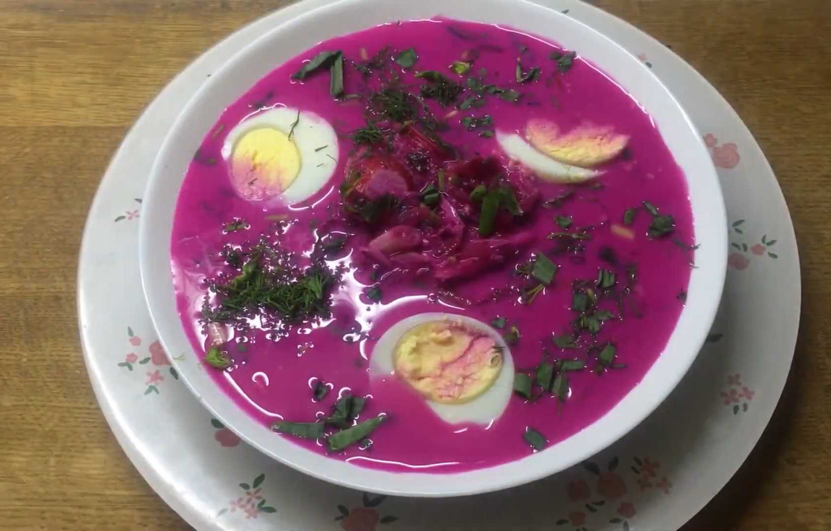 Холодный борщ с редиской-Шаг 11