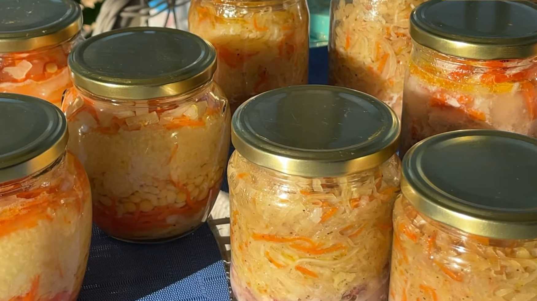 Тушенка с крупами и овощами на зиму-Шаг 17