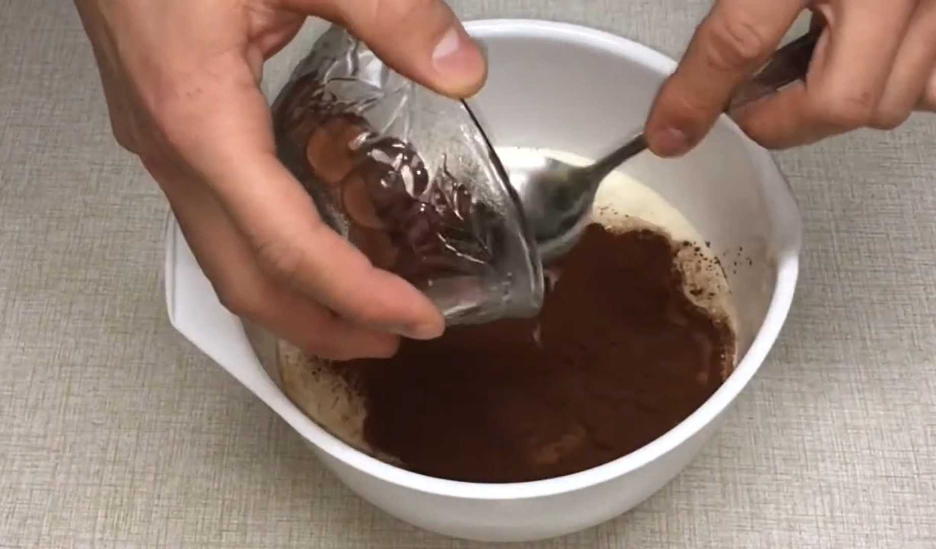 Шоколадное мороженое в мороженице-Шаг 2