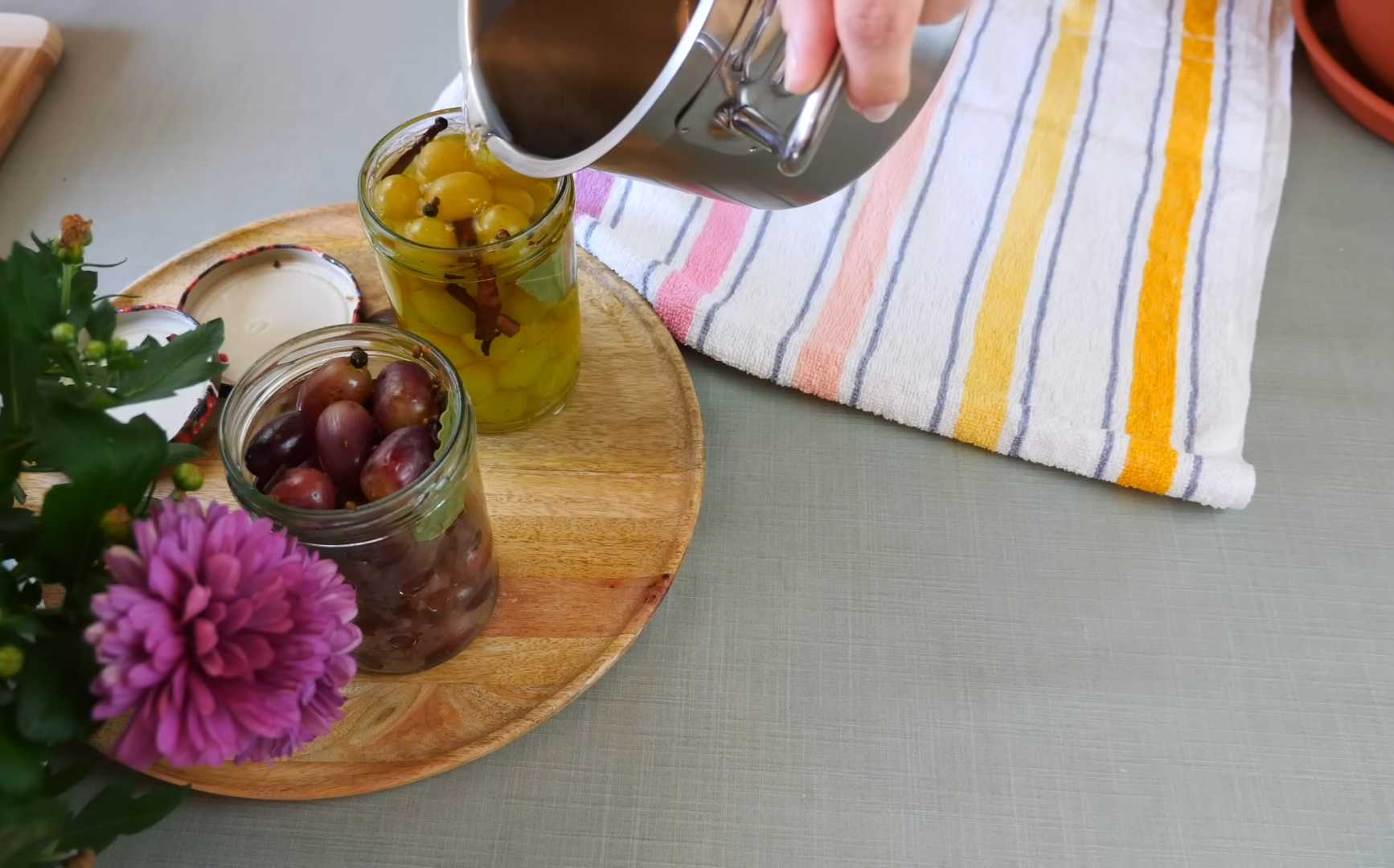 Маринованный виноград на зиму-Шаг 10