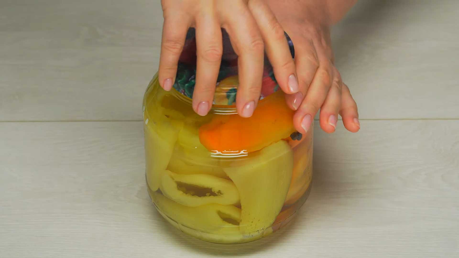 Маринованный болгарский перец для фаршировки на зиму-Шаг 9