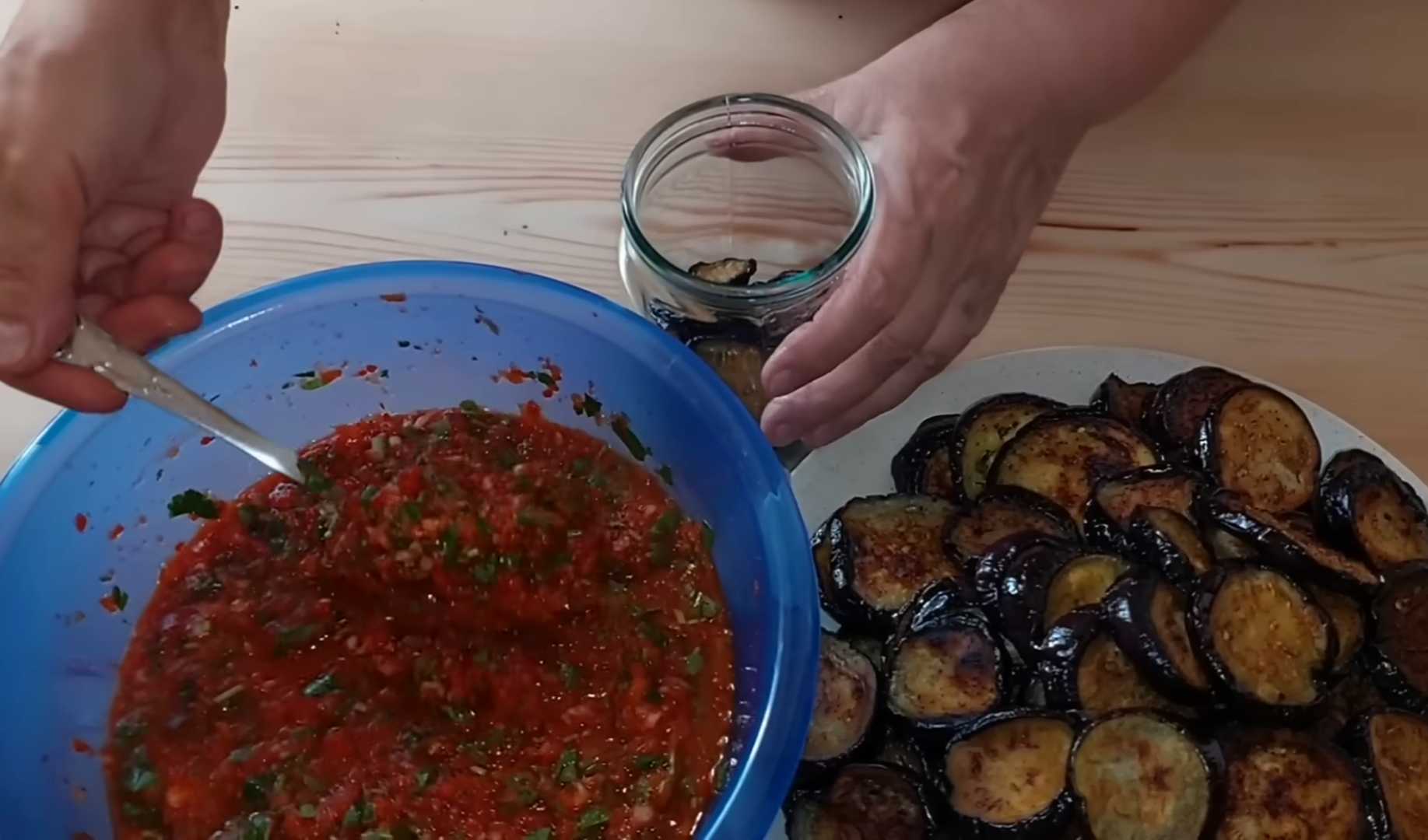 Заготовки на зиму из баклажанов и перца-Шаг 11