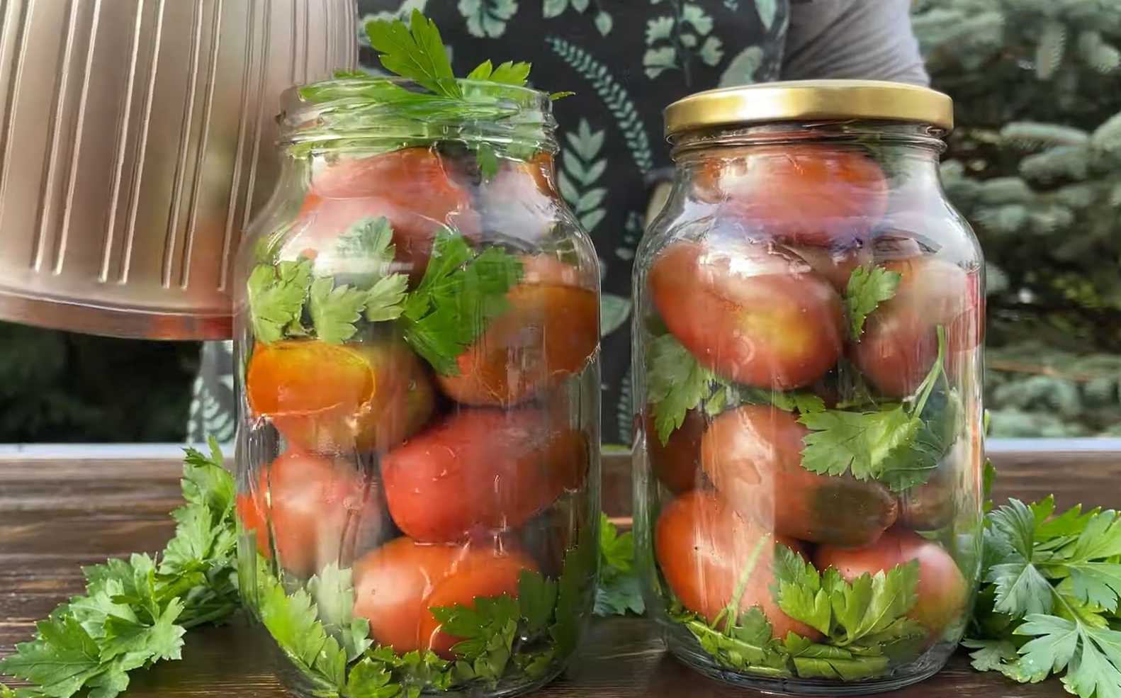 Маринованные помидоры с чесноком-Шаг 4