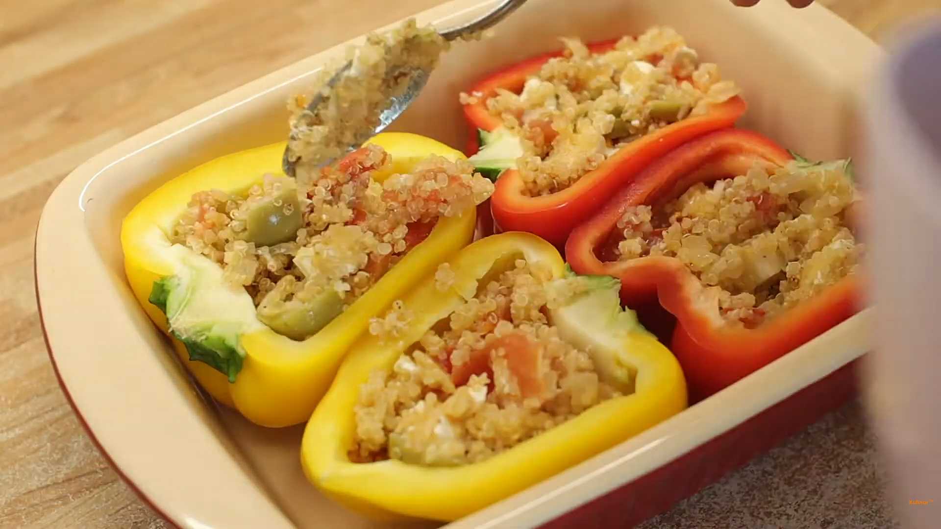 Сладкий перец, фаршированный киноа и фетой-Шаг 10