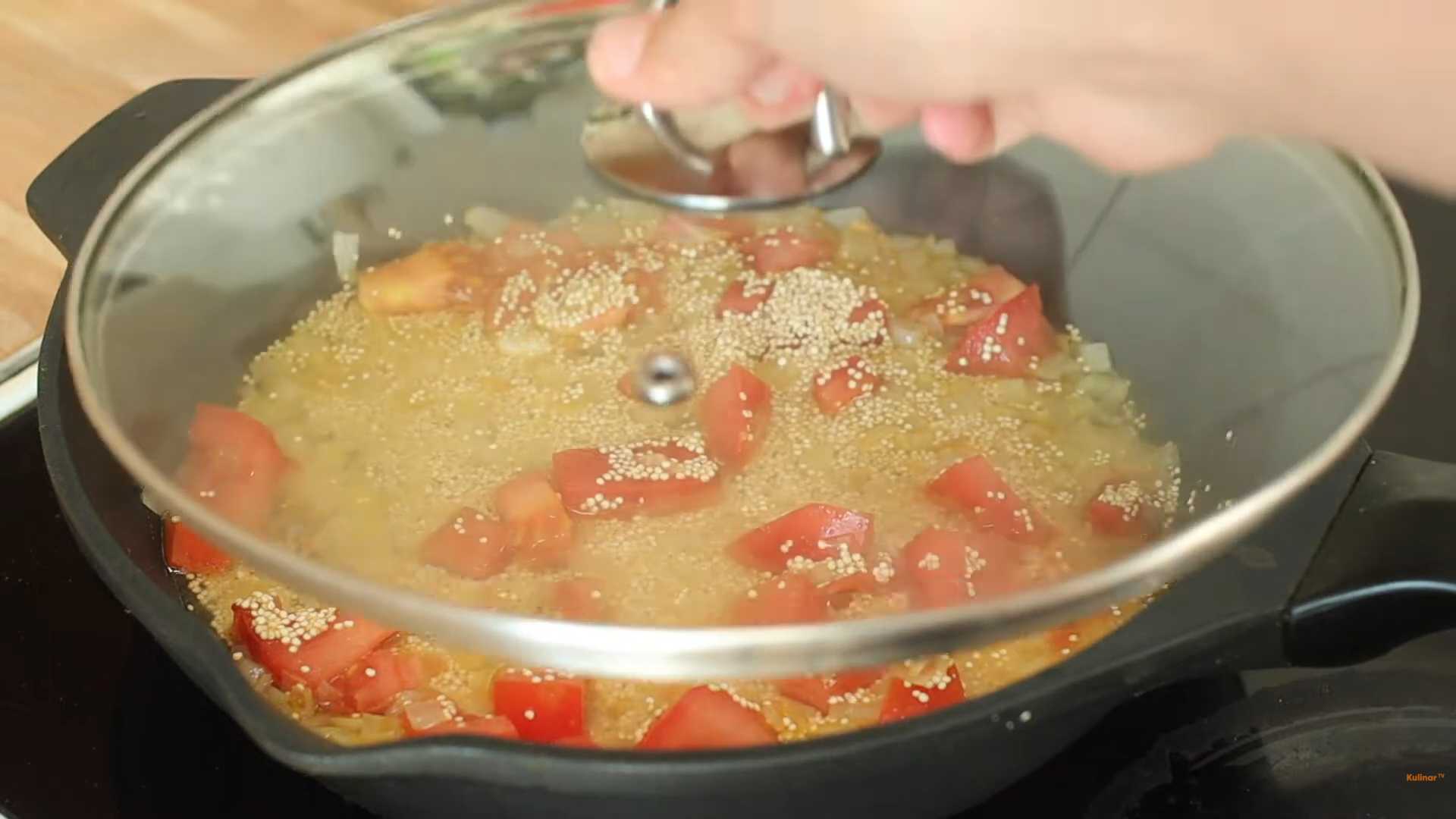 Сладкий перец, фаршированный киноа и фетой-Шаг 7