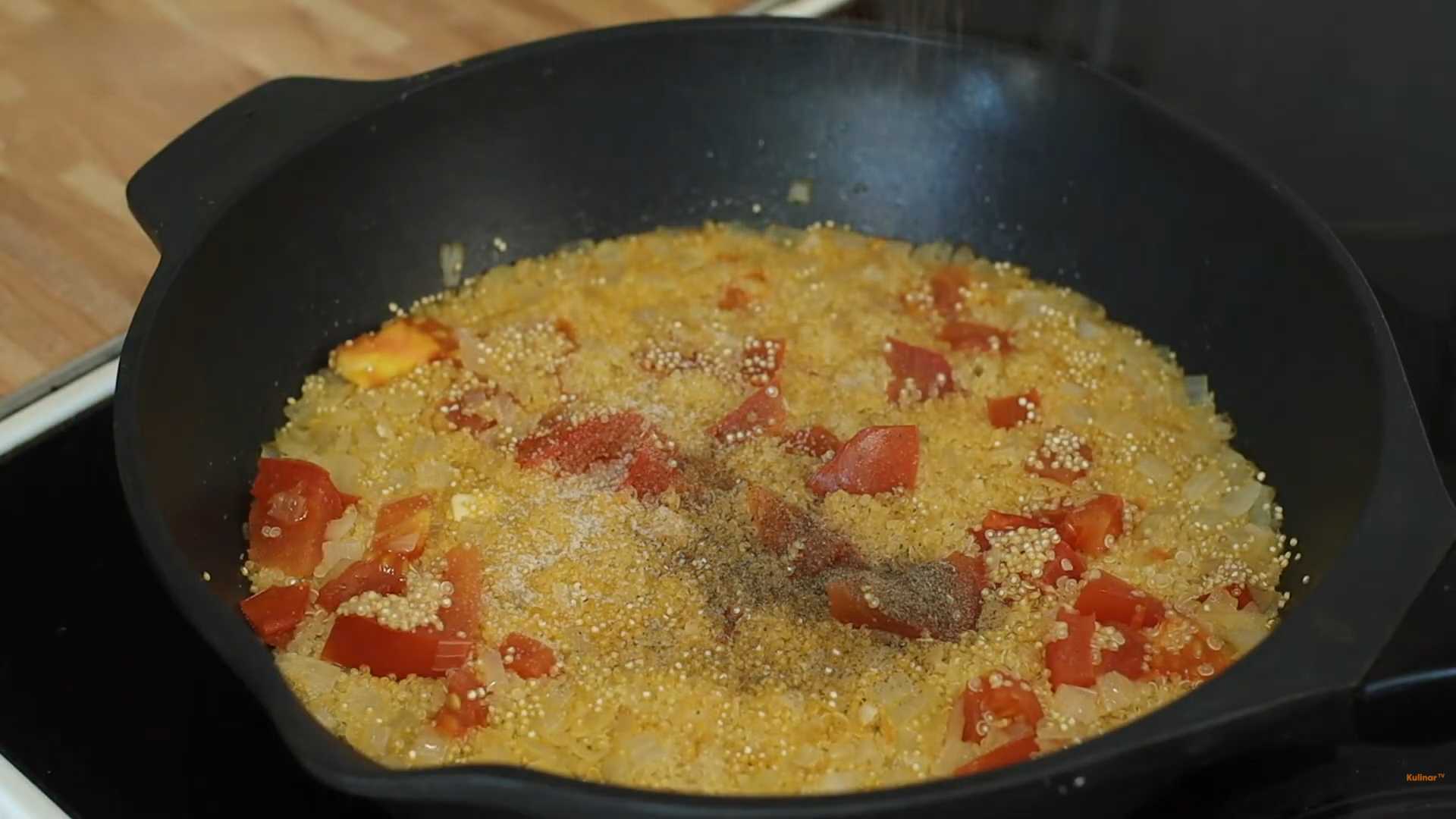 Сладкий перец, фаршированный киноа и фетой-Шаг 8