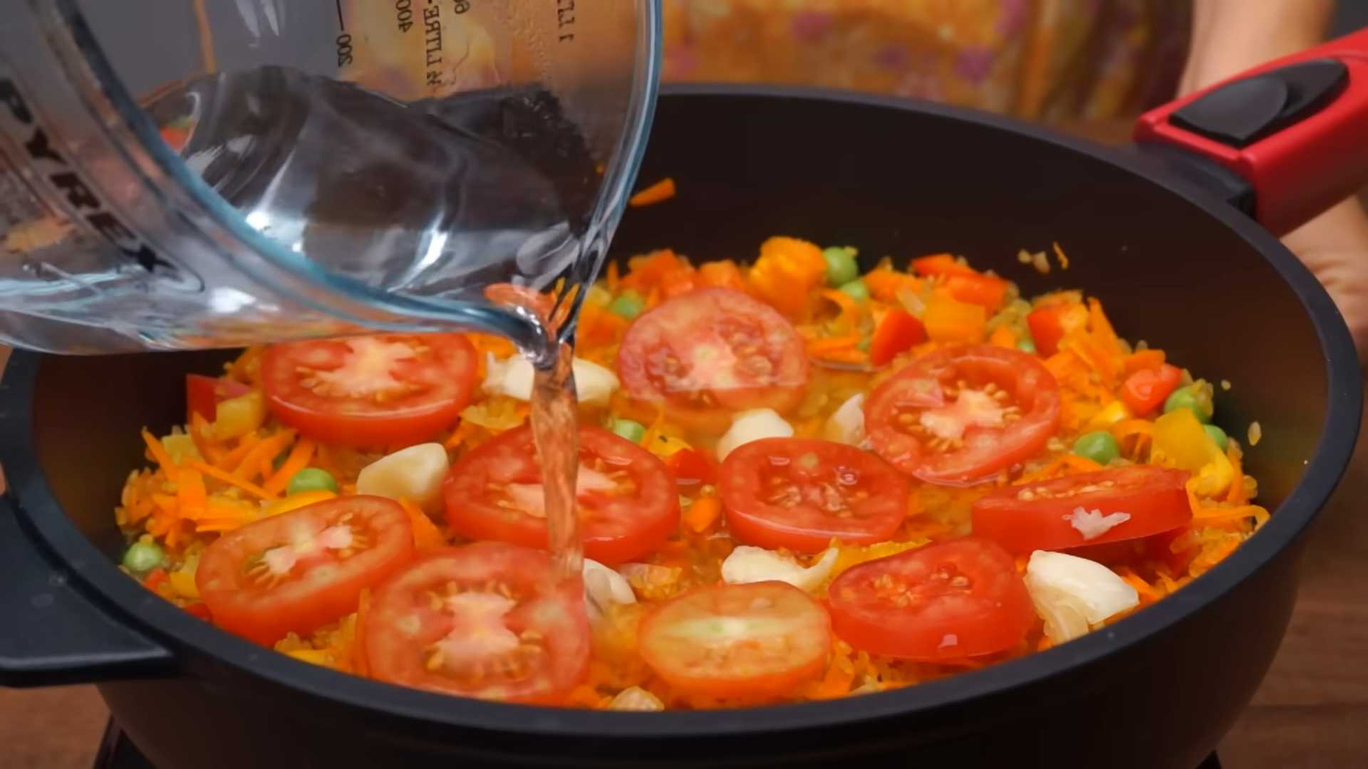 Булгур с овощами и зелёным горошком-Шаг 11