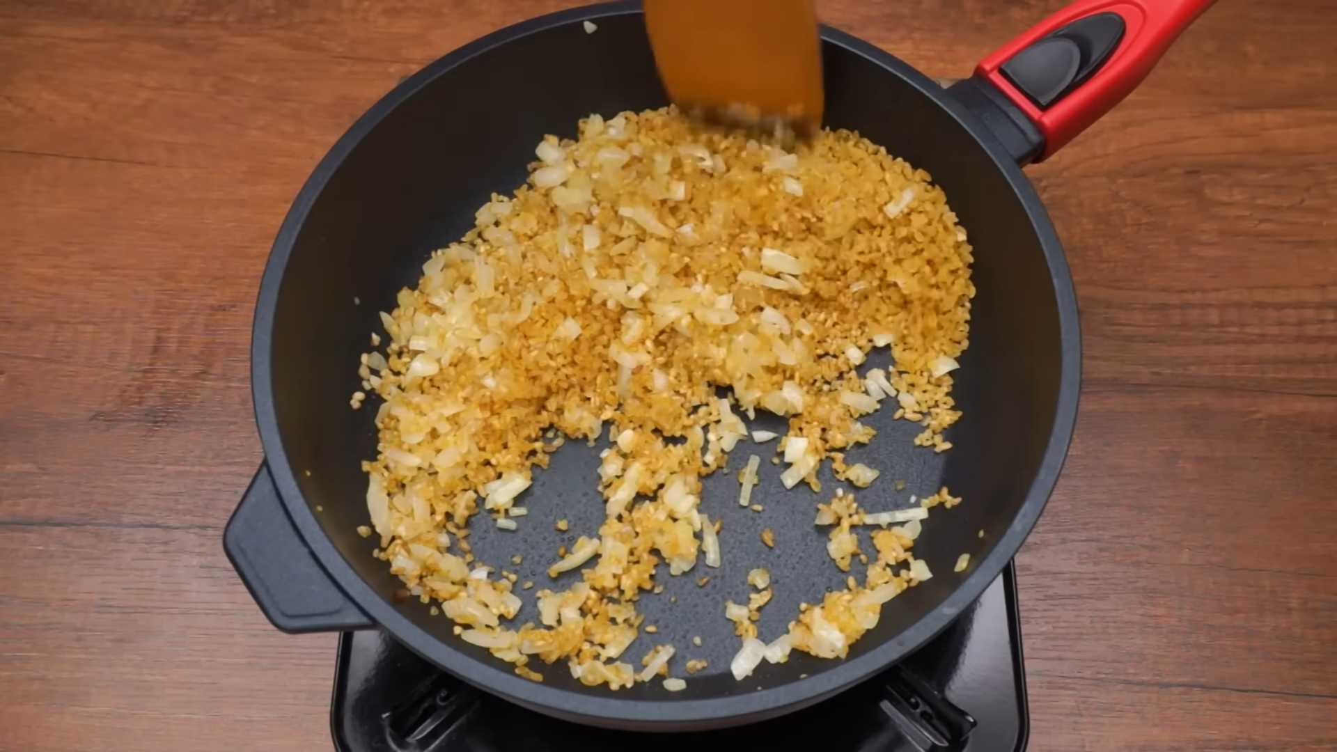 Булгур с овощами и зелёным горошком-Шаг 6