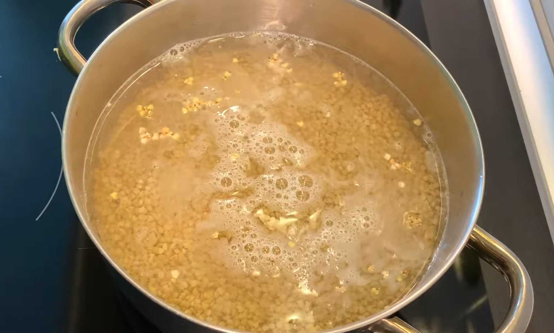 Зелёная гречка по-восточному-Шаг 1