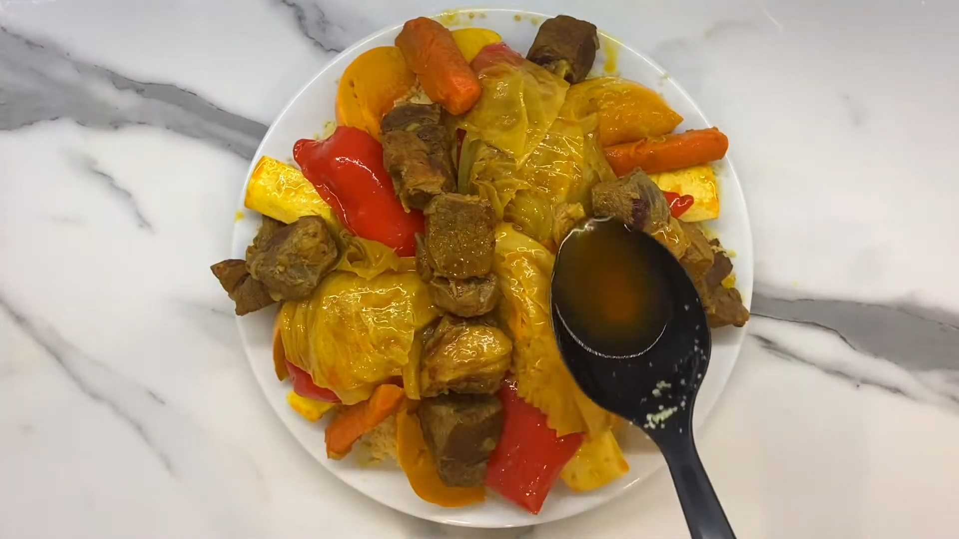 Кускус с говядиной и овощами-Шаг 16