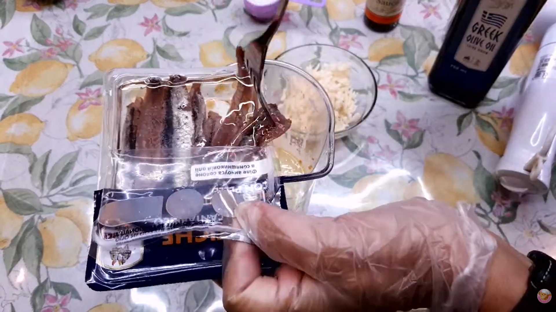 Салат Цезарь с кальмарами-Шаг 7