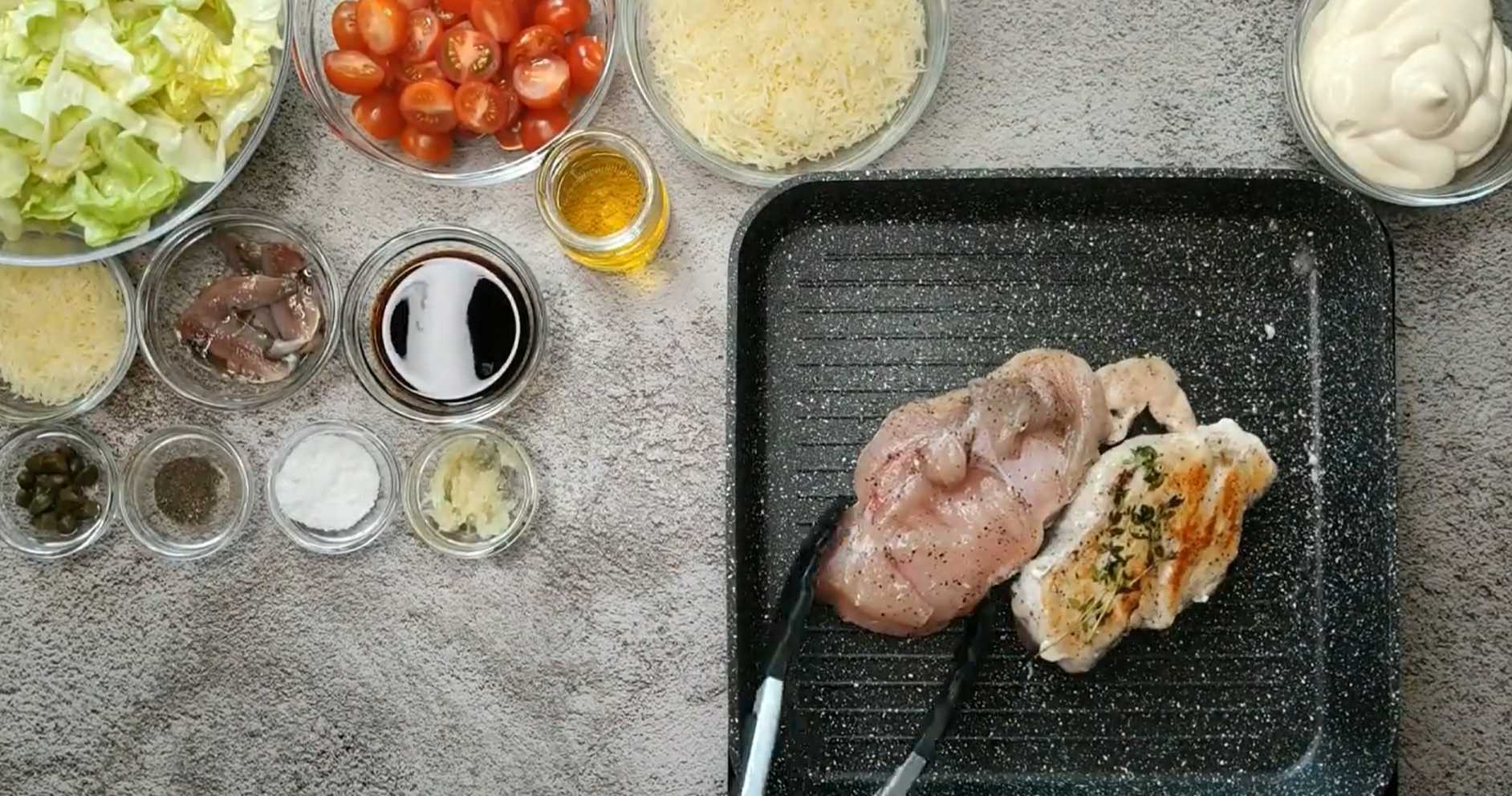 Салат Цезарь с каперсами — Шаг 3