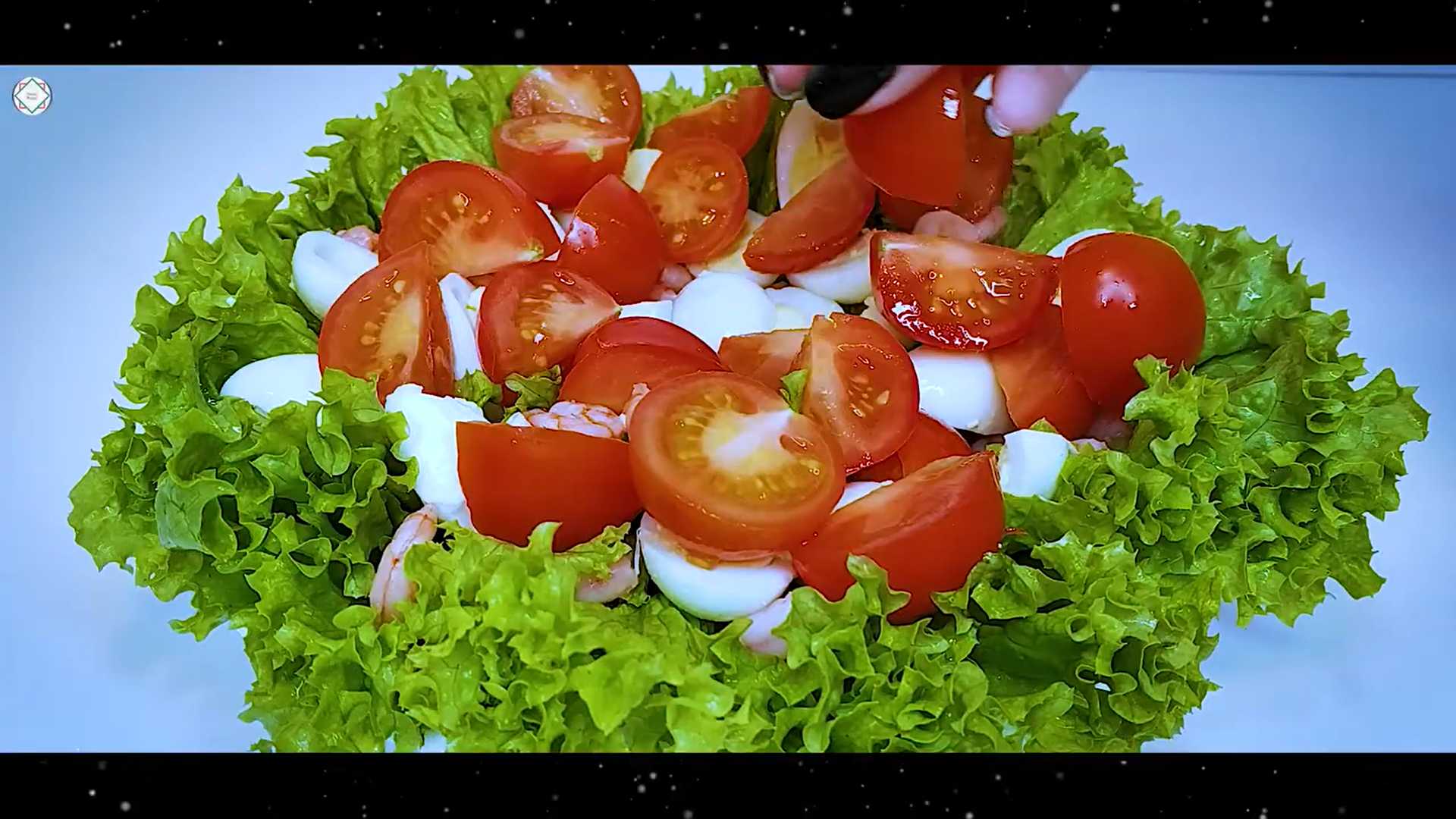 Салат Цезарь с креветками и перепелиными яйцами-Шаг 4