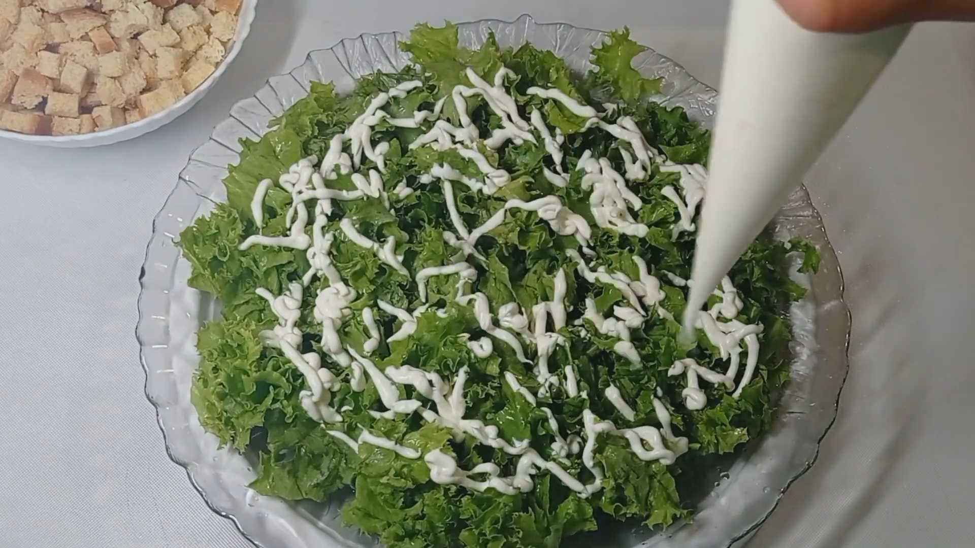 Салат Цезарь слоями-Шаг 10