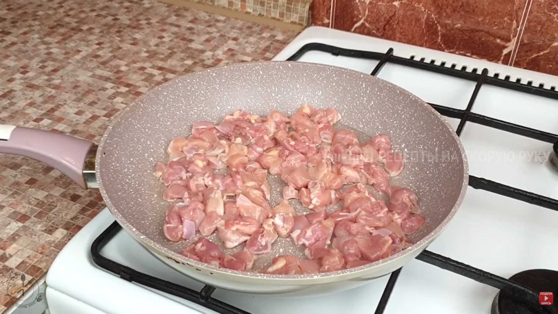 Салат Цезарь с копченым сыром — Шаг 3