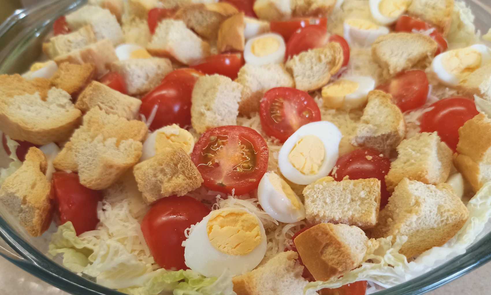 Салат Цезарь с курицей простой рецепт-Шаг 10