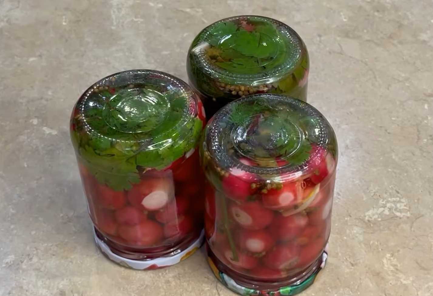 Маринованный редис на зиму в банках-Шаг 7