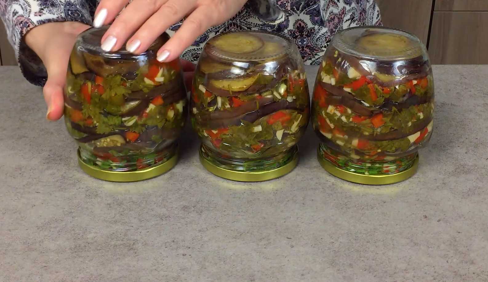 Баклажаны с чесноком на зиму-Шаг 6