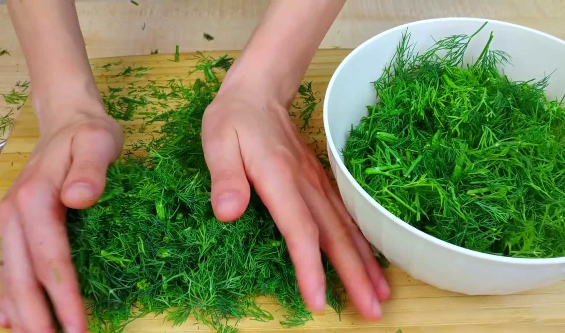 Засолка укропа на зиму-Шаг 2