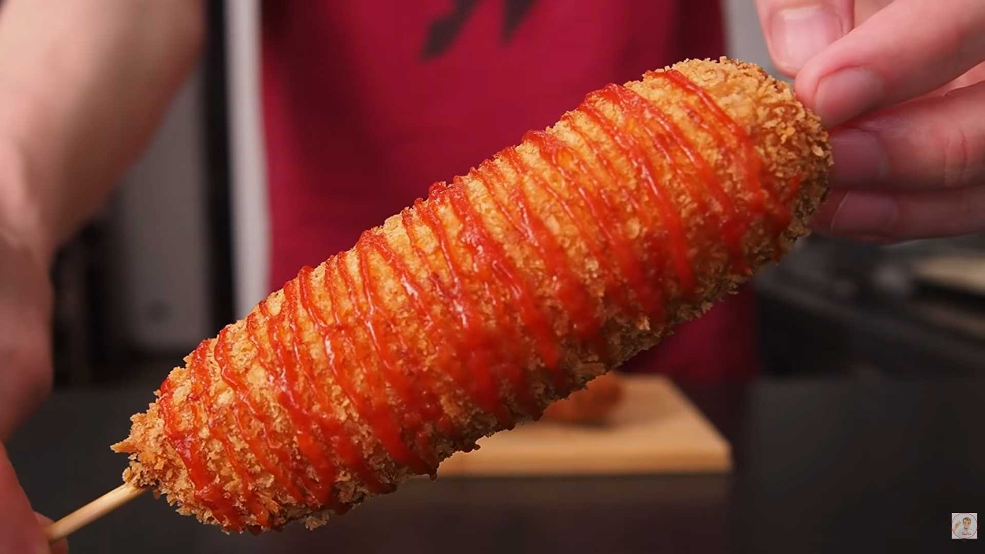 Домашний корн-дог с сыром-Шаг 8