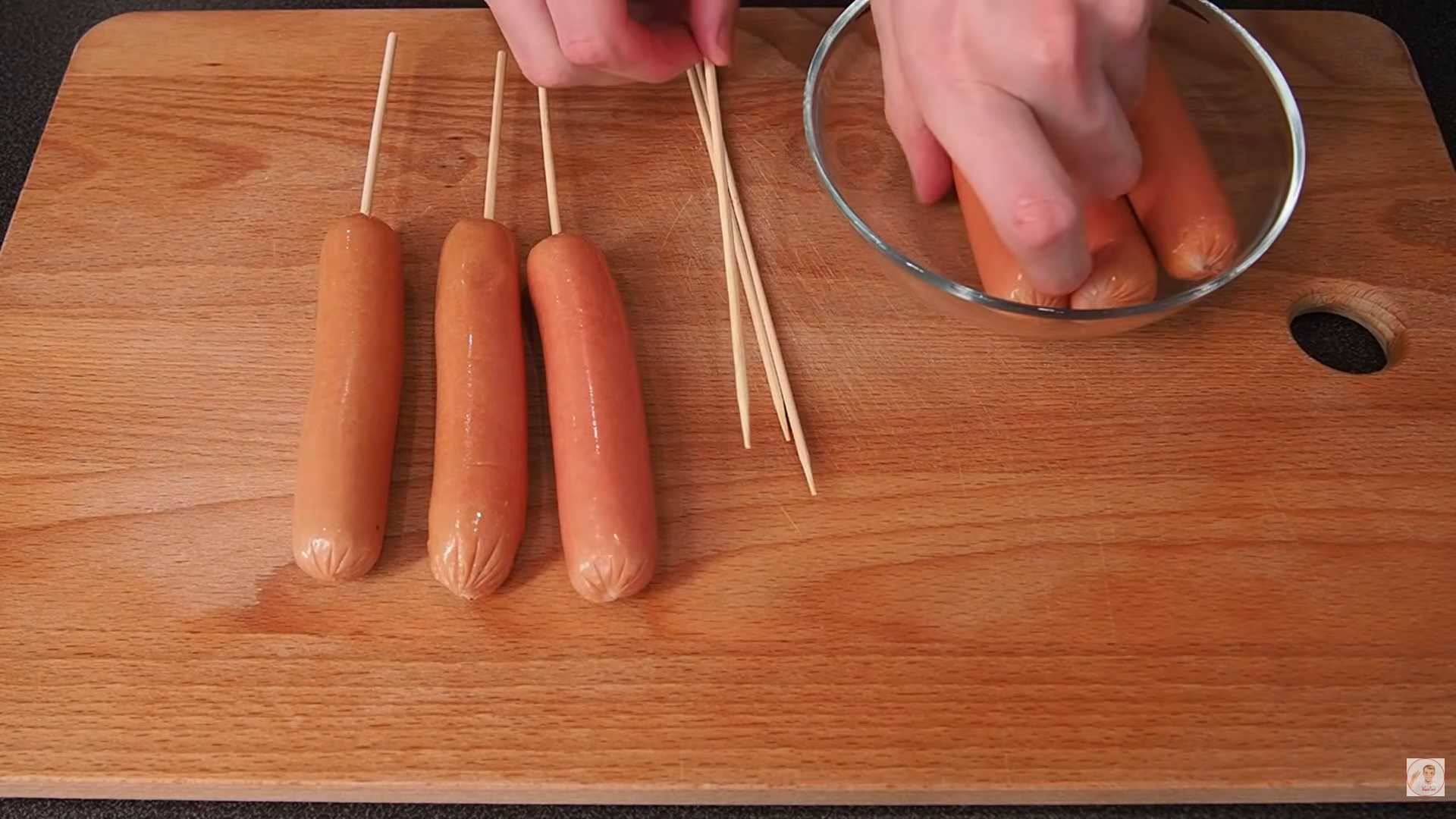 Домашний корн-дог с сыром-Шаг 2