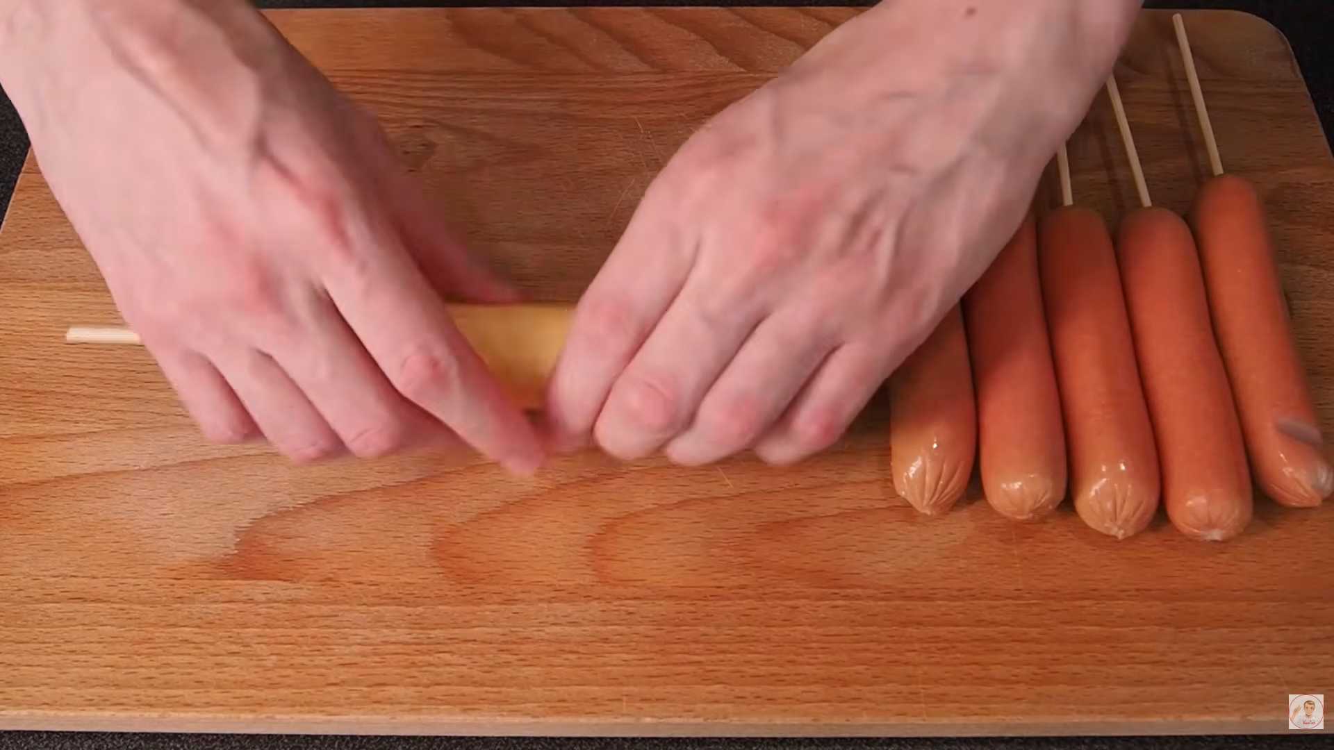 Домашний корн-дог с сыром-Шаг 3