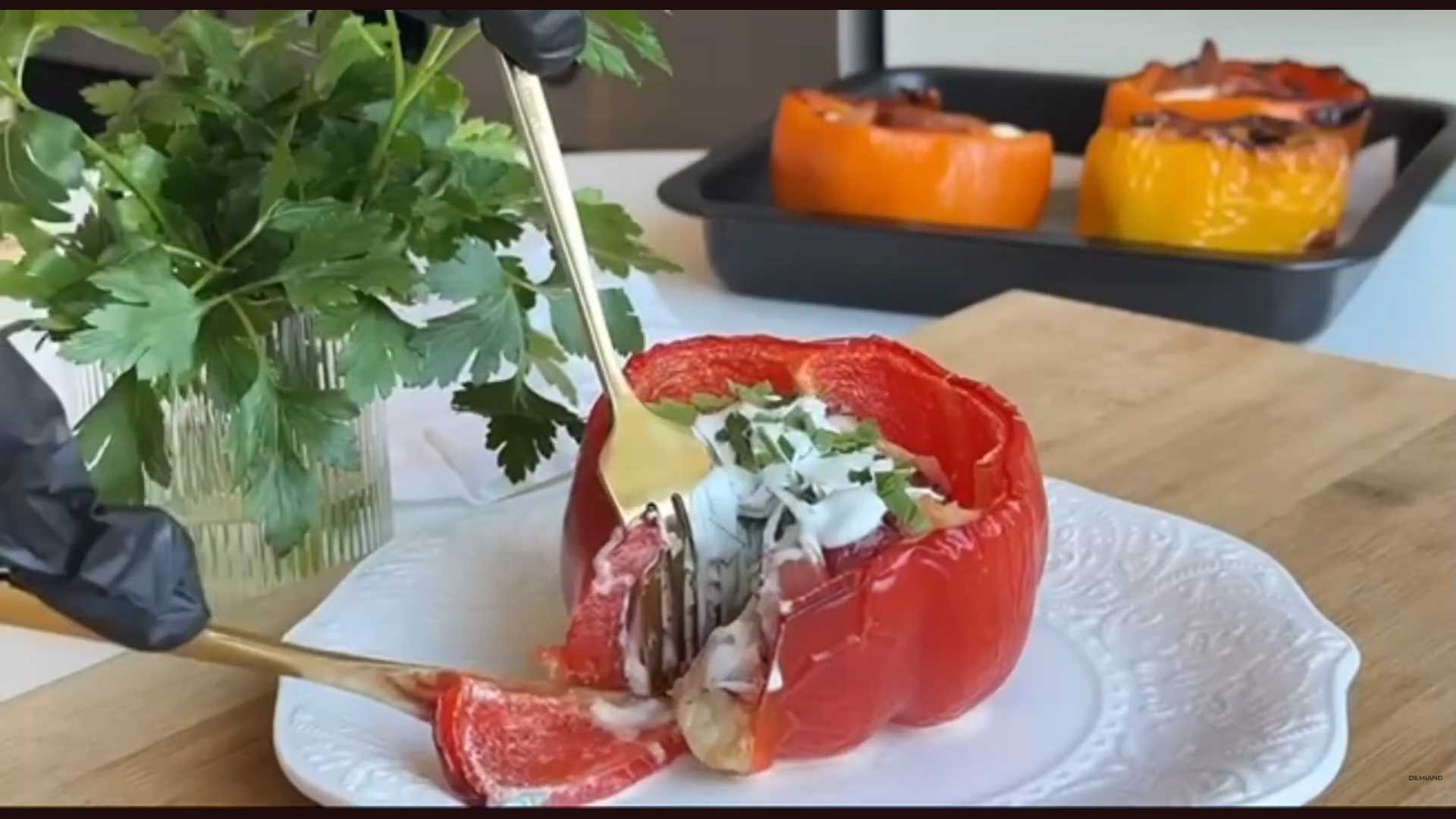 Перцы с беконом и сыром-Шаг 5