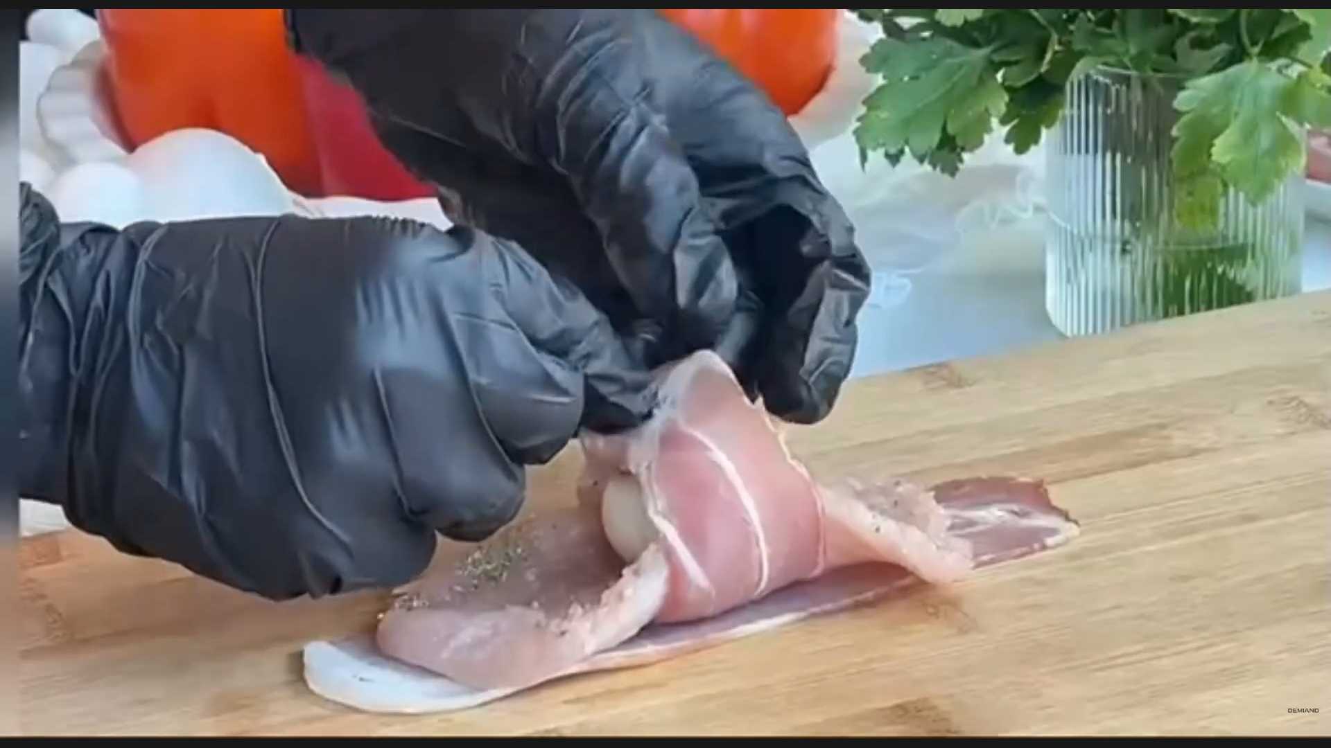 Перцы с беконом и сыром-Шаг 3