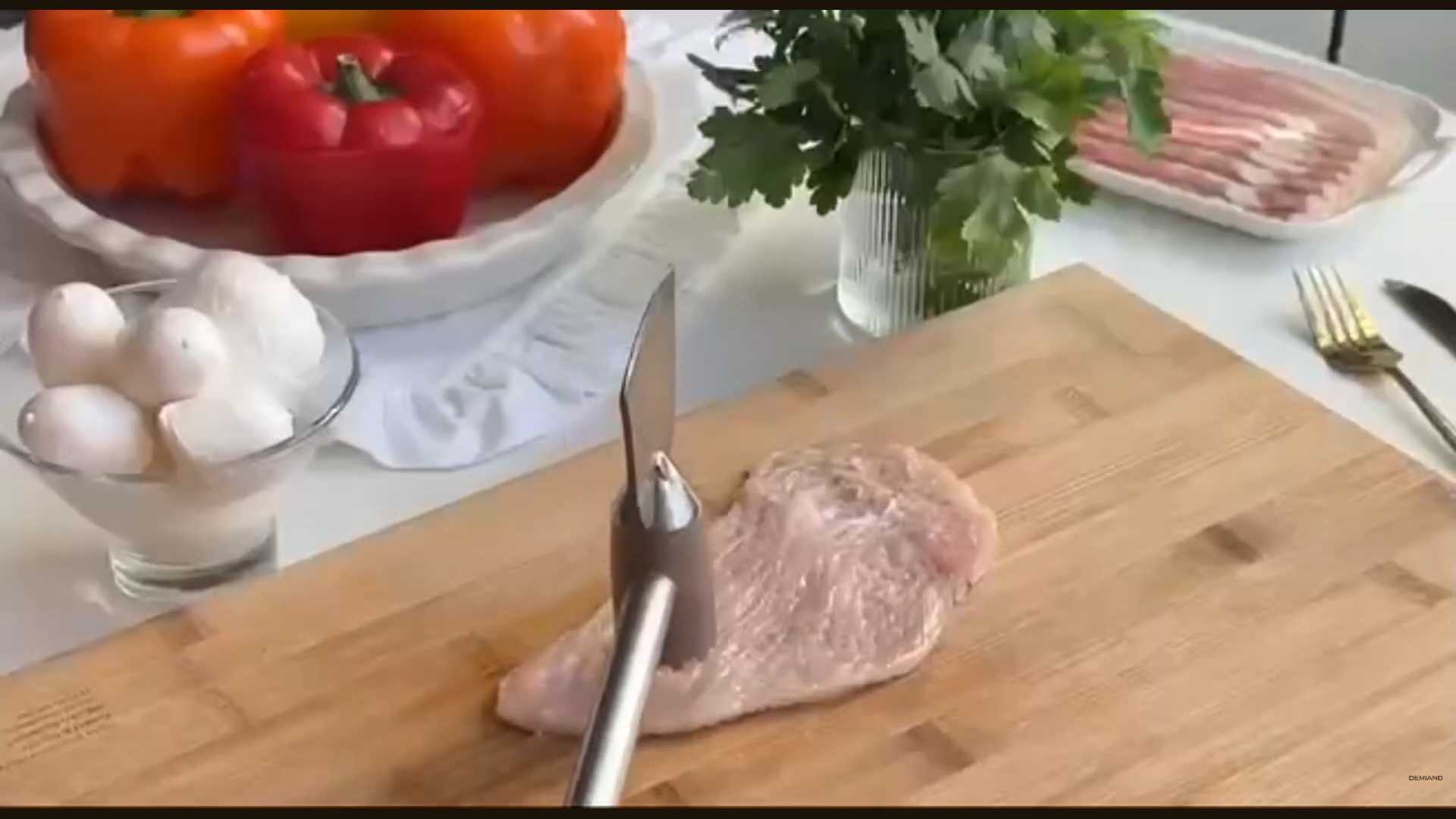 Перцы с беконом и сыром-Шаг 2