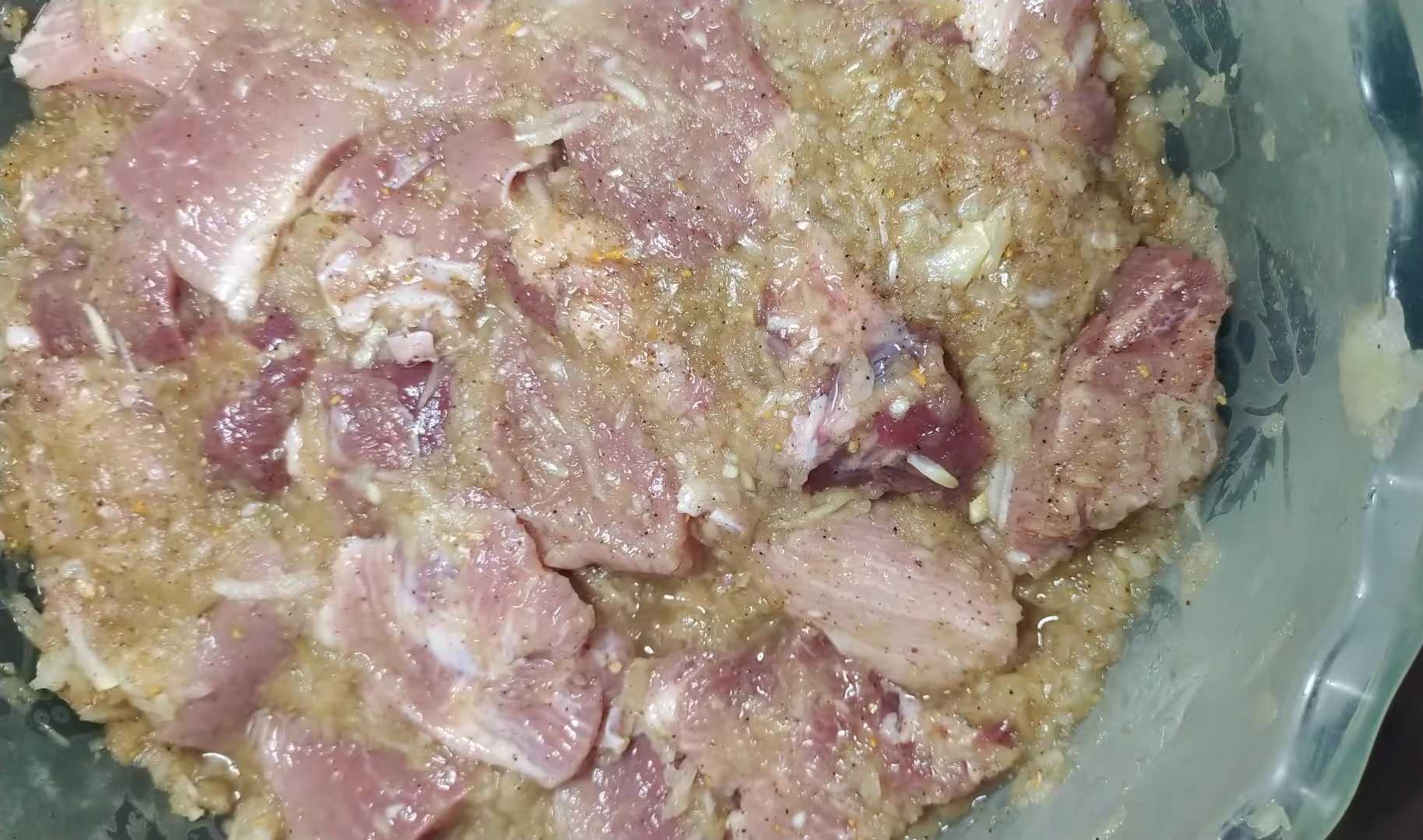 Быстрый маринад для шашлыка-Шаг 6