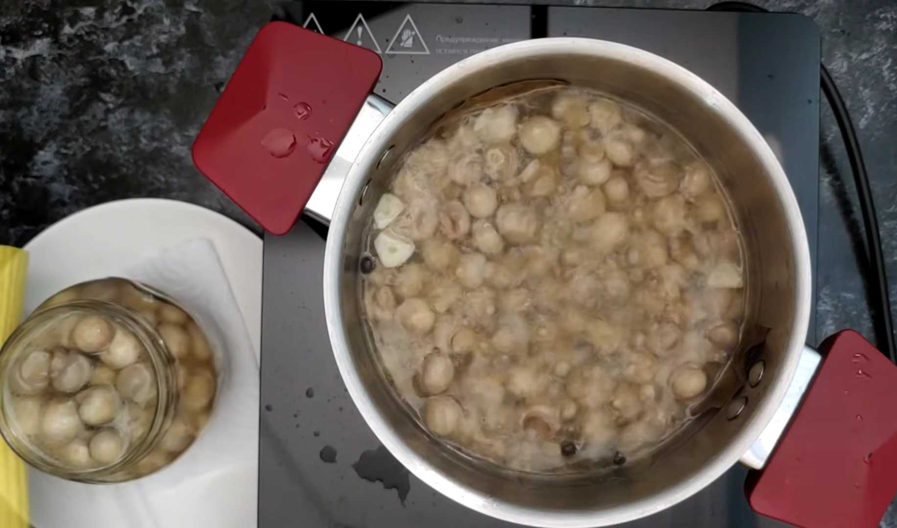 Маринованные шампиньоны на зиму-Шаг 6