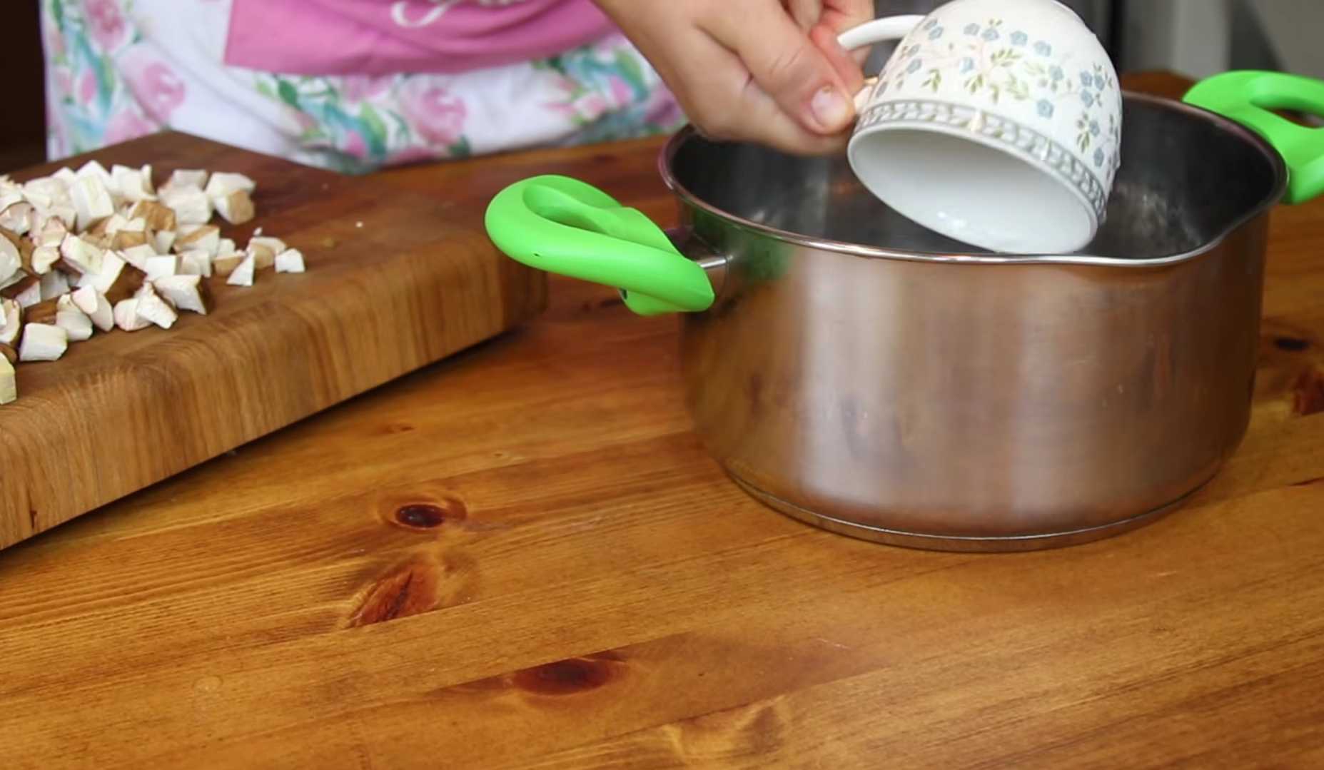 Заморозка белых грибов на зиму-Шаг 2