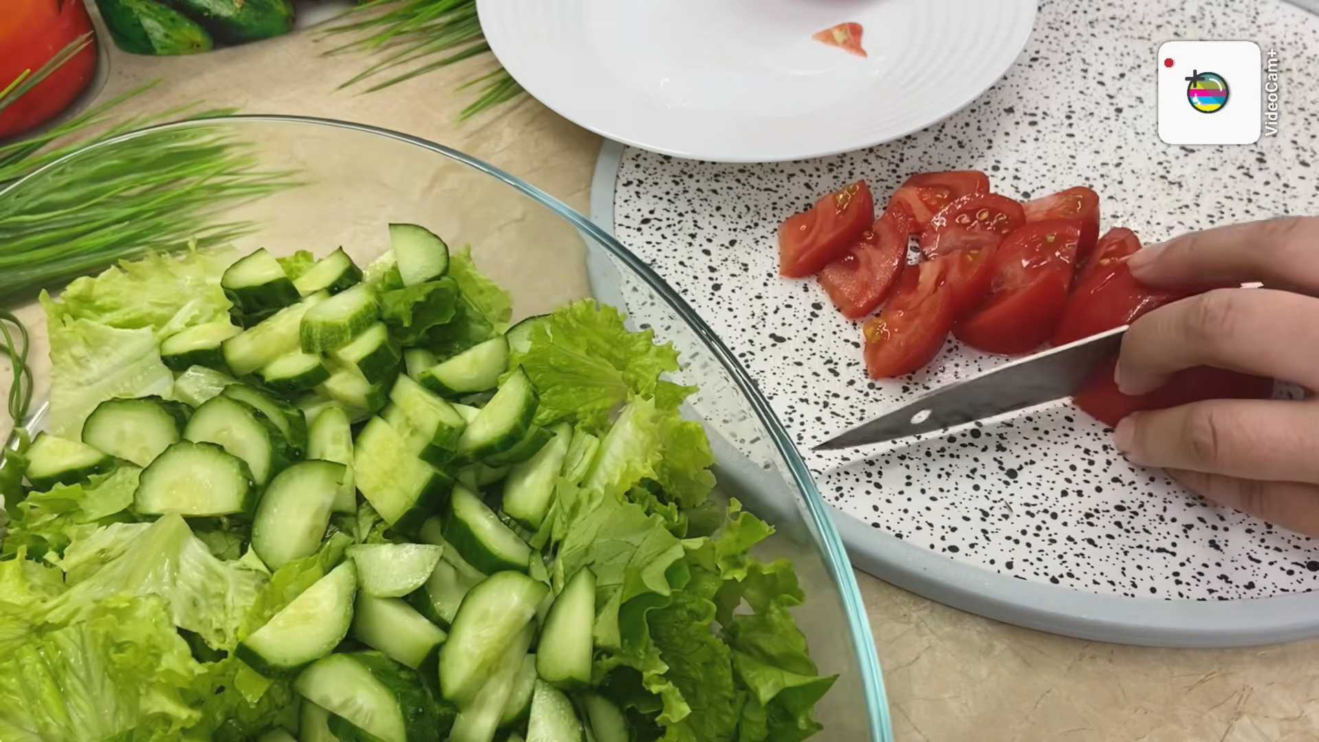 Салат Цезарь с огурцами-Шаг 5