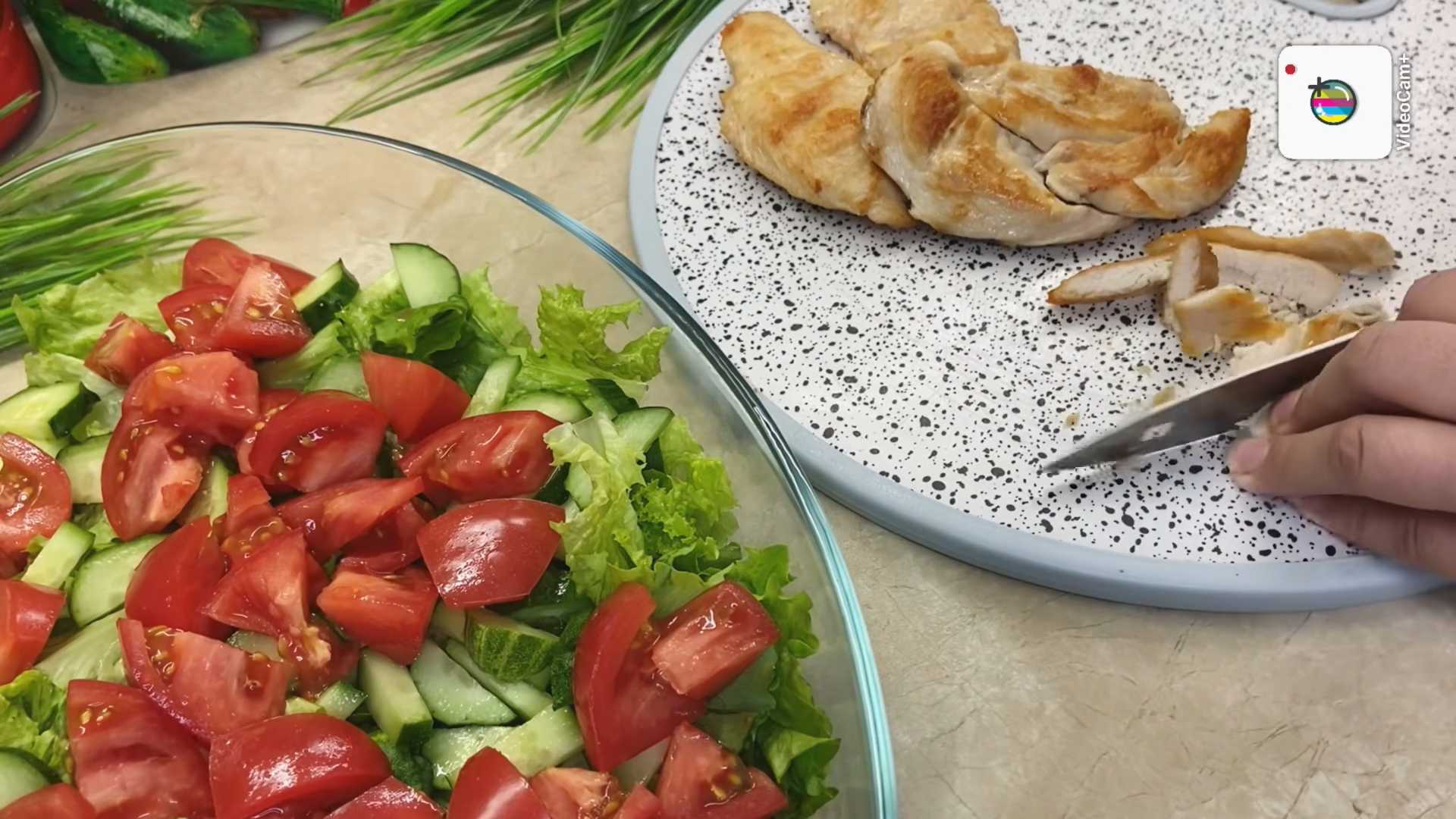 Салат Цезарь с огурцами-Шаг 6